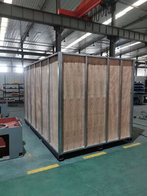 Stalen kogel flitsmachine met 45KW vermogen en 400kg laadvermogen