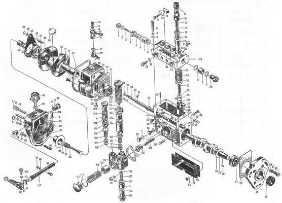 495AG Onderdeel voor dieselmotoren - brandstofinspuitpomp - 495A-30000