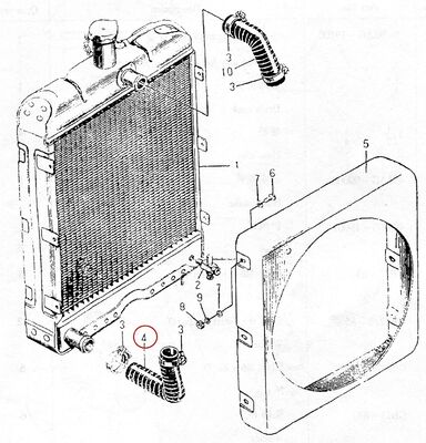 495AG-00002 Slanginlaat voor dieselmotoronderdeel Made in China