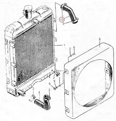 495AG Dieselmotor Reserveonderdeel - Slanguitlaat 495AG-00001 Made in China
