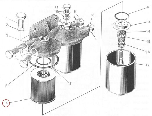 495AG Dieselmotor Ersatzteil Kraftstofffilterpatrone CO708 China 1kg