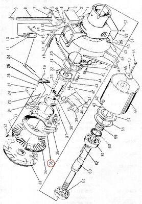 495AG Dieselmotor Onderdeel Butterfly 495AG-15101 1 kg gemaakt in China