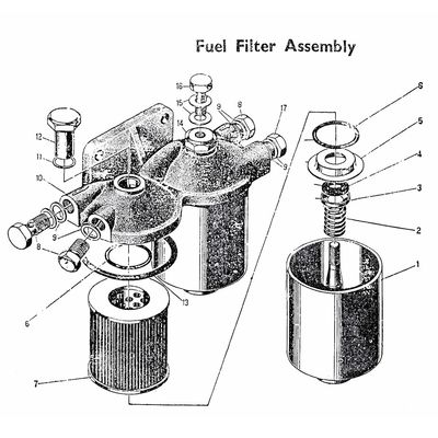 Vervangstukken van Dieselmotor 2105A-3A, 2105A-6, 495AG, 495BG