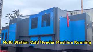 Multi Station Cold Header Machine draait demo